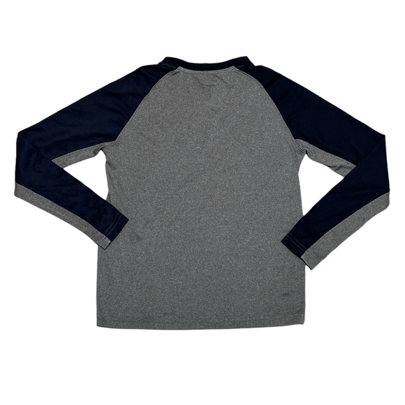 Boys University U of M Michigan Large 12 - 14 Youth Crewneck Top Tee Blue Maze - Picture 4 of 6